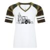 ATC&TRADE; EUROSPUN&REG; RING SPUN BASEBALL LADIES' TEE ATC0822L Thumbnail