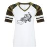 ATC&TRADE; EUROSPUN&REG; RING SPUN BASEBALL LADIES' TEE ATC0822L Thumbnail