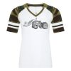 ATC&TRADE; EUROSPUN&REG; RING SPUN BASEBALL LADIES' TEE ATC0822L Thumbnail