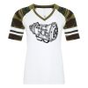 ATC&TRADE; EUROSPUN&REG; RING SPUN BASEBALL LADIES' TEE ATC0822L Thumbnail