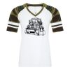 ATC&TRADE; EUROSPUN&REG; RING SPUN BASEBALL LADIES' TEE ATC0822L Thumbnail