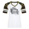 ATC&TRADE; EUROSPUN&REG; RING SPUN BASEBALL LADIES' TEE ATC0822L Thumbnail