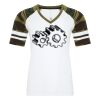 ATC&TRADE; EUROSPUN&REG; RING SPUN BASEBALL LADIES' TEE ATC0822L Thumbnail