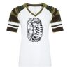 ATC&TRADE; EUROSPUN&REG; RING SPUN BASEBALL LADIES' TEE ATC0822L Thumbnail