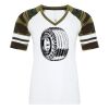 ATC&TRADE; EUROSPUN&REG; RING SPUN BASEBALL LADIES' TEE ATC0822L Thumbnail