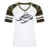 ATC&TRADE; EUROSPUN&REG; RING SPUN BASEBALL LADIES' TEE ATC0822L Thumbnail