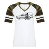 ATC&TRADE; EUROSPUN&REG; RING SPUN BASEBALL LADIES' TEE ATC0822L Thumbnail