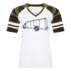 ATC&TRADE; EUROSPUN&REG; RING SPUN BASEBALL LADIES' TEE ATC0822L Thumbnail