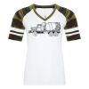 ATC&TRADE; EUROSPUN&REG; RING SPUN BASEBALL LADIES' TEE ATC0822L Thumbnail