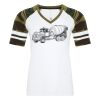 ATC&TRADE; EUROSPUN&REG; RING SPUN BASEBALL LADIES' TEE ATC0822L Thumbnail
