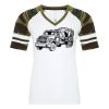 ATC&TRADE; EUROSPUN&REG; RING SPUN BASEBALL LADIES' TEE ATC0822L Thumbnail