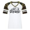 ATC&TRADE; EUROSPUN&REG; RING SPUN BASEBALL LADIES' TEE ATC0822L Thumbnail