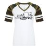 ATC&TRADE; EUROSPUN&REG; RING SPUN BASEBALL LADIES' TEE ATC0822L Thumbnail