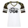 ATC&TRADE; EUROSPUN&REG; RING SPUN BASEBALL LADIES' TEE ATC0822L Thumbnail