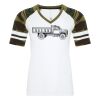ATC&TRADE; EUROSPUN&REG; RING SPUN BASEBALL LADIES' TEE ATC0822L Thumbnail