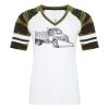 ATC&TRADE; EUROSPUN&REG; RING SPUN BASEBALL LADIES' TEE ATC0822L Thumbnail