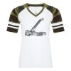 ATC&TRADE; EUROSPUN&REG; RING SPUN BASEBALL LADIES' TEE ATC0822L Thumbnail