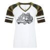 ATC&TRADE; EUROSPUN&REG; RING SPUN BASEBALL LADIES' TEE ATC0822L Thumbnail