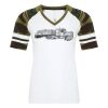 ATC&TRADE; EUROSPUN&REG; RING SPUN BASEBALL LADIES' TEE ATC0822L Thumbnail