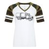 ATC&TRADE; EUROSPUN&REG; RING SPUN BASEBALL LADIES' TEE ATC0822L Thumbnail