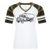 ATC&TRADE; EUROSPUN&REG; RING SPUN BASEBALL LADIES' TEE ATC0822L Thumbnail