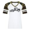 ATC&TRADE; EUROSPUN&REG; RING SPUN BASEBALL LADIES' TEE ATC0822L Thumbnail