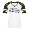 ATC&TRADE; EUROSPUN&REG; RING SPUN BASEBALL LADIES' TEE ATC0822L Thumbnail