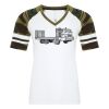ATC&TRADE; EUROSPUN&REG; RING SPUN BASEBALL LADIES' TEE ATC0822L Thumbnail