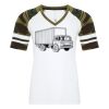 ATC&TRADE; EUROSPUN&REG; RING SPUN BASEBALL LADIES' TEE ATC0822L Thumbnail