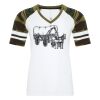 ATC&TRADE; EUROSPUN&REG; RING SPUN BASEBALL LADIES' TEE ATC0822L Thumbnail